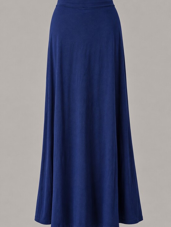 Susana Monaco Dresses & Skirts - Susana Monaco Navy Blue Stretch A-Line Maxi Skirt Small Made USA